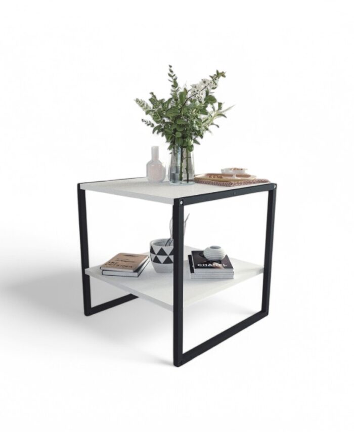50*50 COFFEE TABLE-WHITE