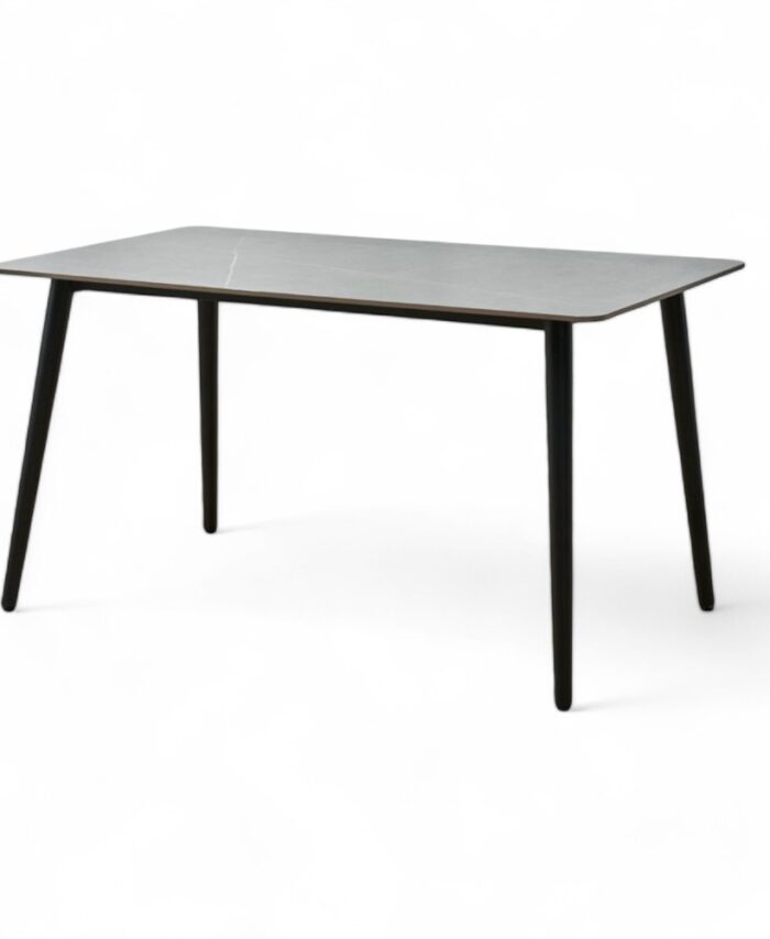 Dining Table Shiny Grey 180CM