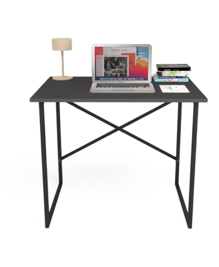 60 * 90 METAL STUDY DESK-PINE