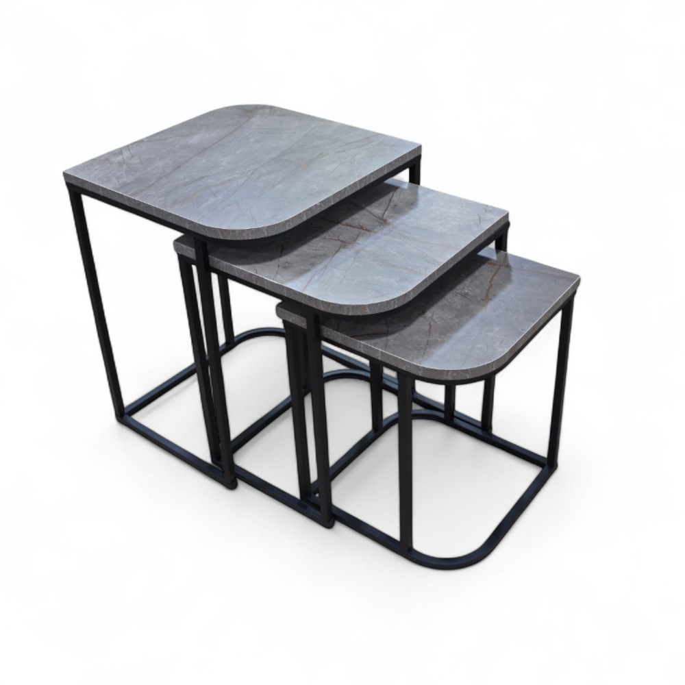 Set Jikon 3 Pcs Grey