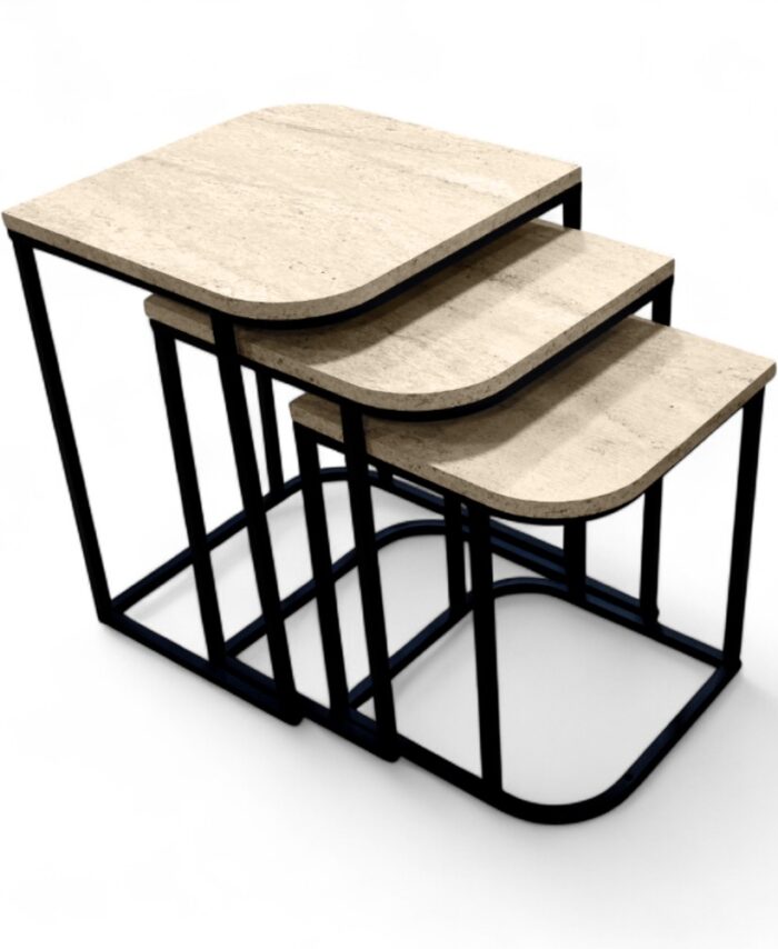 Set Jikon 3 Pcs Traverten