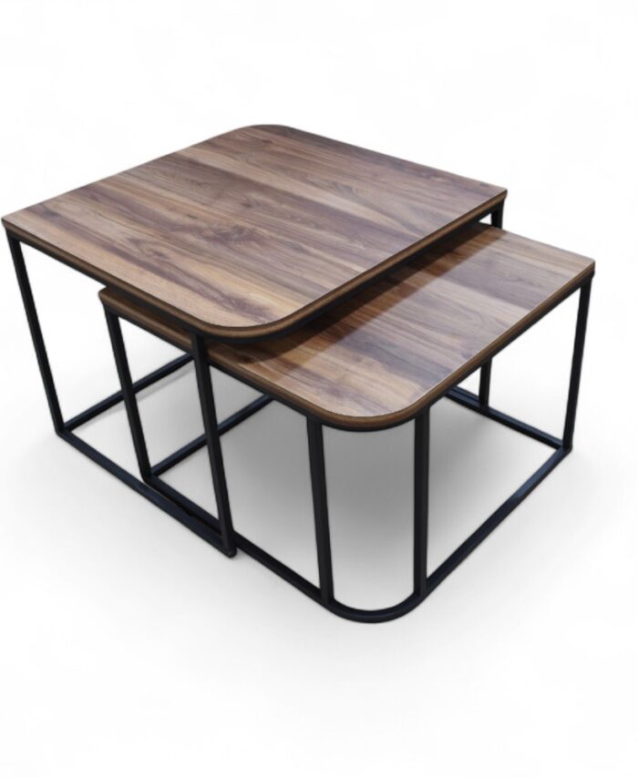 Middle Jikon Table 2 Pcs Brown 61*62*8
