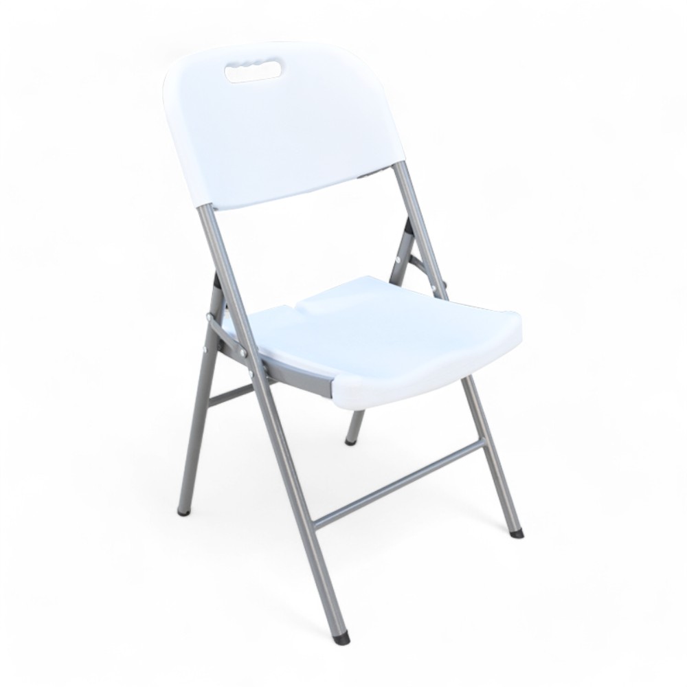 Rattan Folding Chair White 86*46.5*49Cm