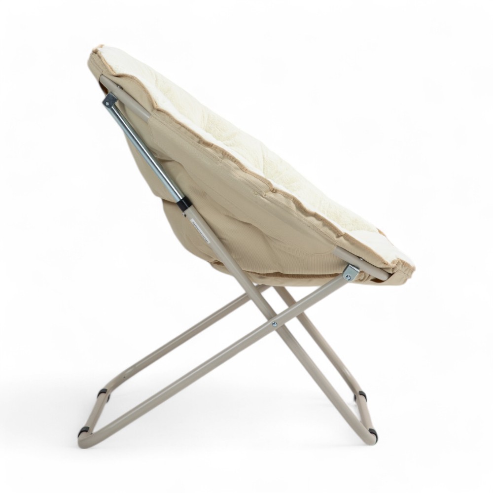 Foldable Moon Chair White