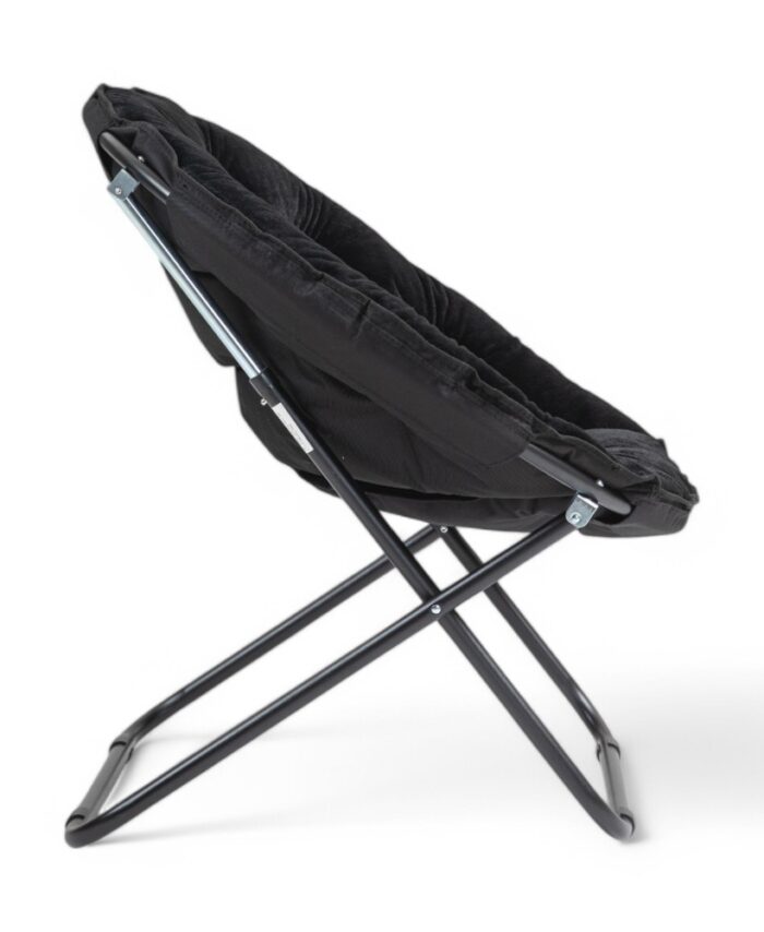 Foldable Moon Chair Black