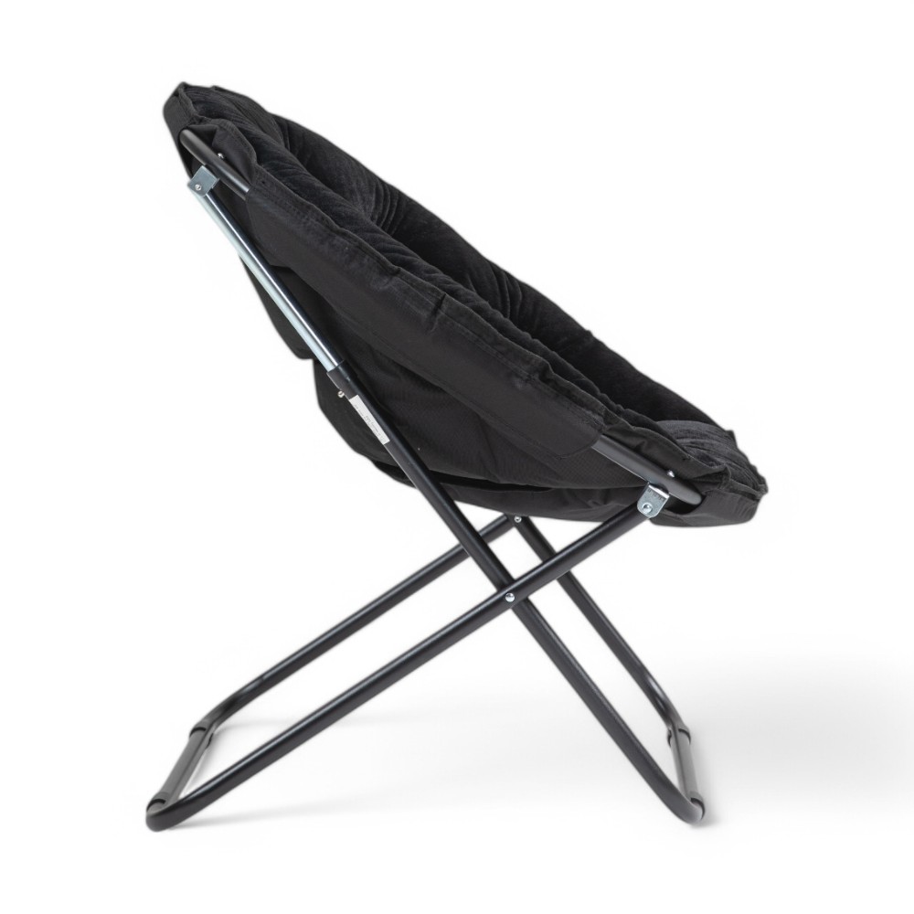 Foldable Moon Chair Black