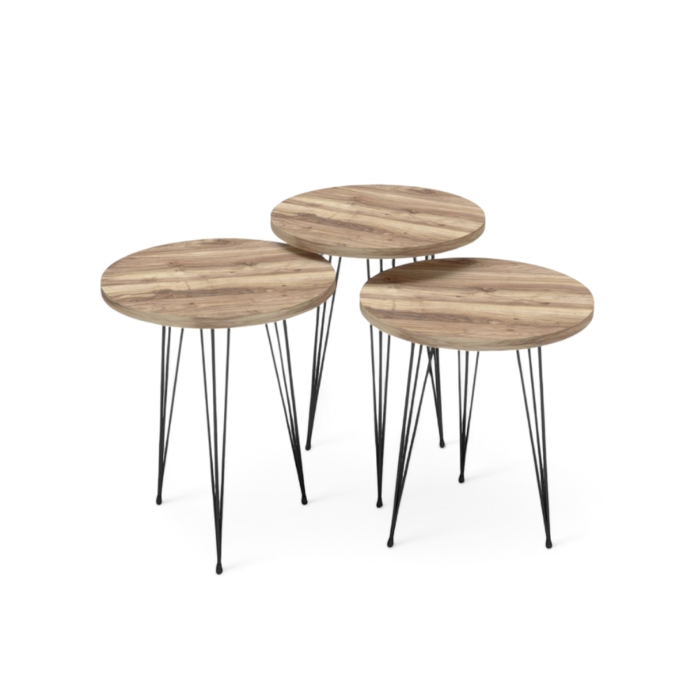 Set Jikon 3 Pcs Brown Circle 573510