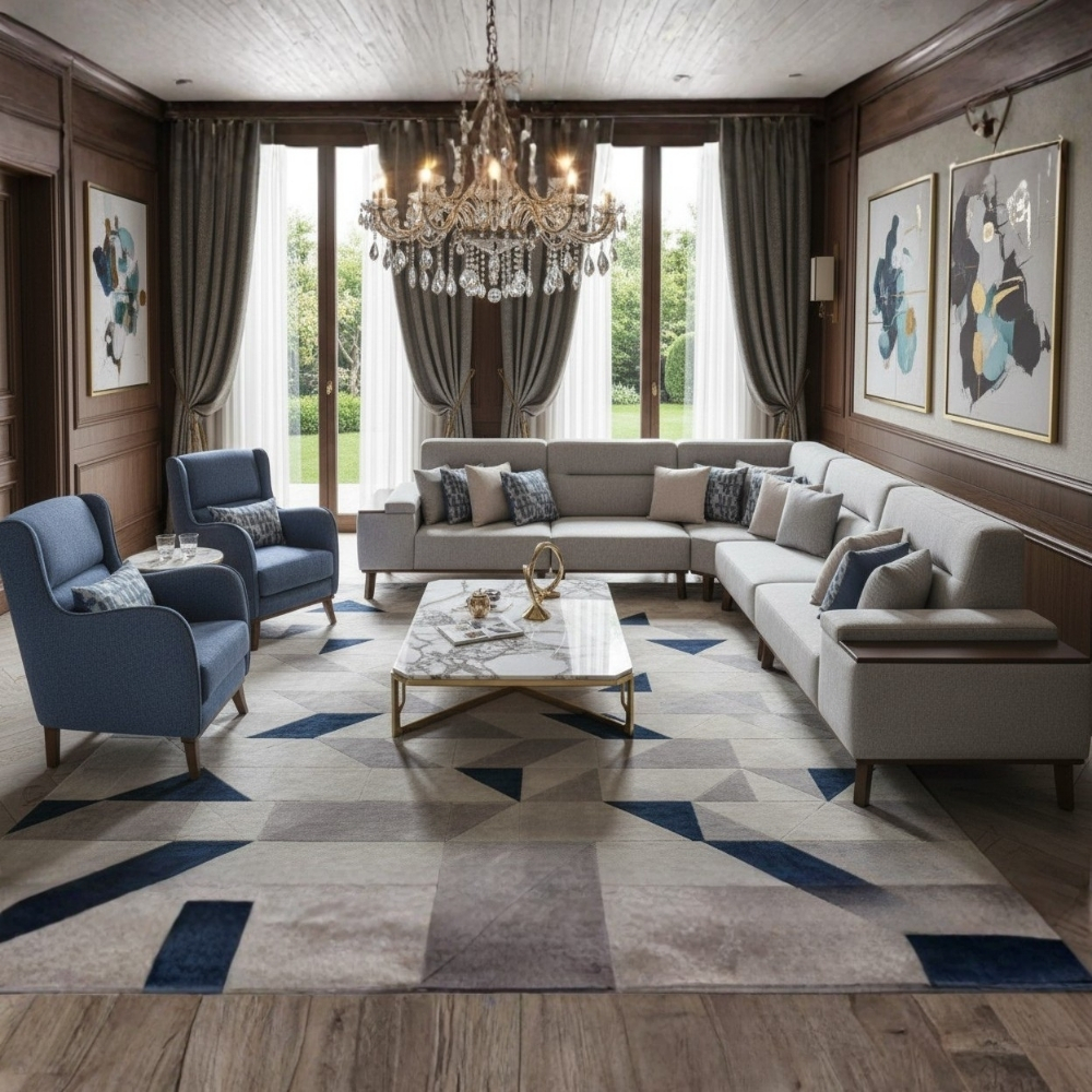 LivingRoom Corner Koleston Full Set (C+2B )