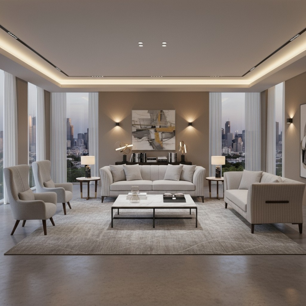 Set LivingRoom Nathalie (L+M+2B)