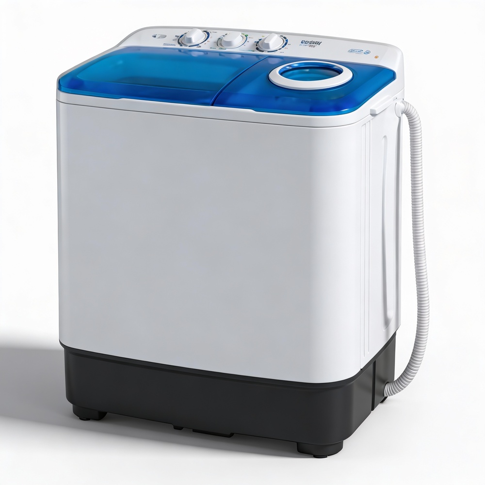 WM TWIN TUB LG 8/5KG BLUE White